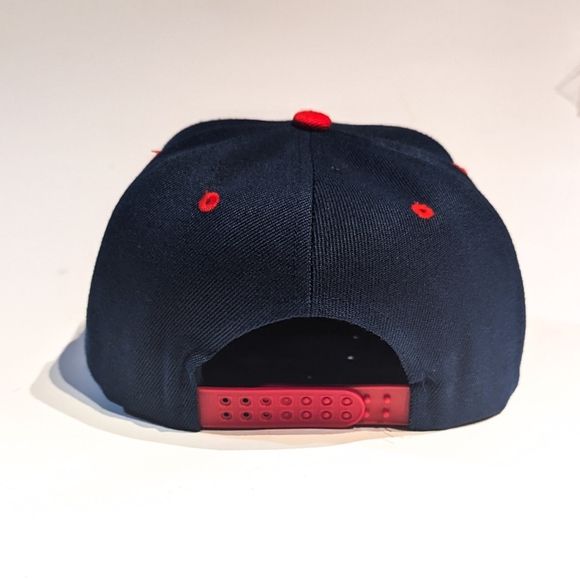 Red White & Blue MAGA Snapback Structured Flat Bill Hat Cap Make America Great - Picture 4 of 4